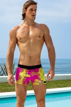 Best Bel Air Retro Lycra Swimmer Swim Trunks