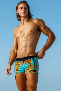 Sale Capri Retro Lycra Swimmer Swim Trunks