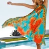 Clearance Capri Silk Resort Dress Women Italian Prints