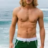 Discount Classic Pocket Trunk - Army Green Swim Trunks