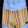 Online Orange Stripe Squarecut Square Cuts