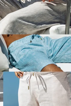Clearance Resort Linen Shorts Workout + Linen