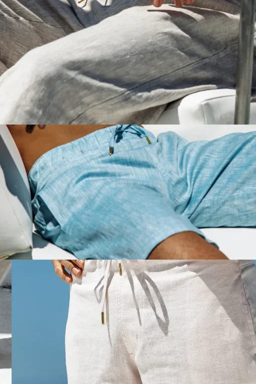 Clearance Resort Linen Shorts Workout + Linen