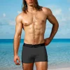 Online Retro Lycra Swimmer - Charcoal/Blk Swim Trunks | Men's Summer