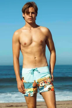 Fashion Riviera Photo Surf Short Board Shorts