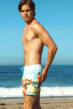 Fashion Riviera Photo Surf Short Board Shorts