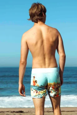 Fashion Riviera Photo Surf Short Board Shorts