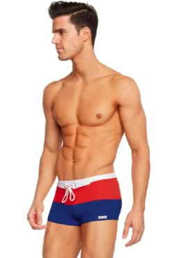 Clearance Splice Riviera - Navy/Red Square Cuts