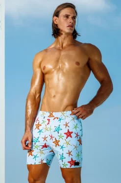 Discount Starfish Midlength Pull-on Trunks Board Shorts