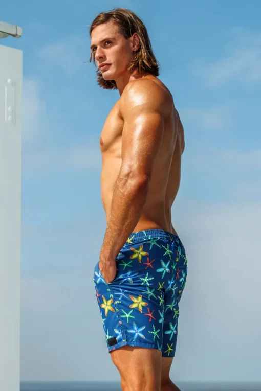 Discount Starfish Midlength Pull-on Trunks Board Shorts